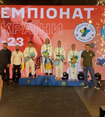 Дзюдоїсти з Дніпропетровщини вибороли 8 медалей на Чемпіонаті України