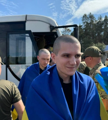 Один зі звільнених полонених – «азовець» з Харківщини