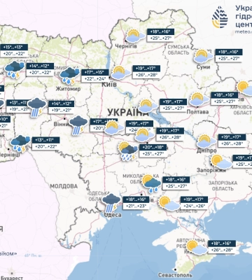 Сьогодні  на Закарпатті очікуються значні дощі