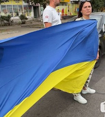 В Кривом Роге горожане встречали тело погибшего Николая Скидана