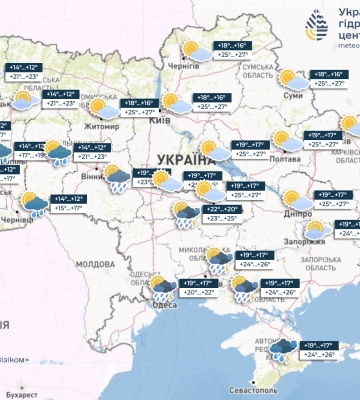 Погода на 16 вересня в Україні: на більшій частині території країни без опадів