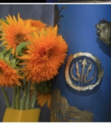 На Кіровоградщини художник з Харкова розписав гільзу