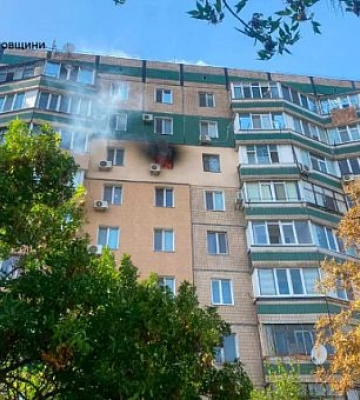 На вихідних у Кривому Розі горів багатоповерховий будинок