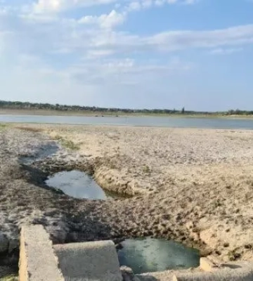 В оккупированном Крыму почти полностью высохло Тайганское водохранилище