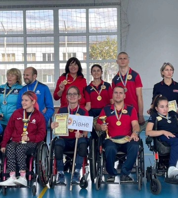 Три золота та одну бронзу вибороли спортсмени з Рівненщини на Кубку України з бочча