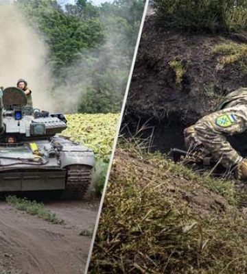 Карта боевых действий в Украине 17 сентября