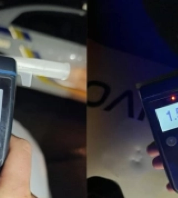 Поблизу Луцька зупинили нетверезого водія, який перевищив швидкість