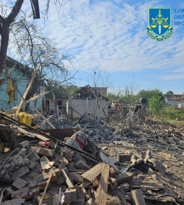 У Глухові внаслідок авіаудару поранений чоловік