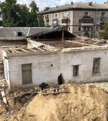 Частично снесенная усадьба Барбана в Киеве получила статус объекта культурного наследия