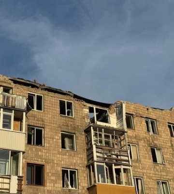 Після падіння шахеда у двох луцьких будинках три тижні немає газу