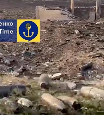 Супутник зафіксував наслідки удару ЗСУ по складах боєприпасів під Маріуполем