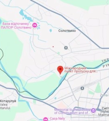 Аварійна ситуація на кордоні на мосту через річку Тиса