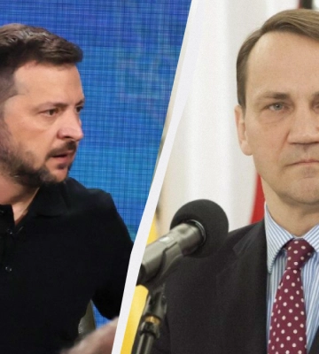 Зеленский поскандалил с Сикорским во время визита главы польского МИДа в Киев, - СМИ