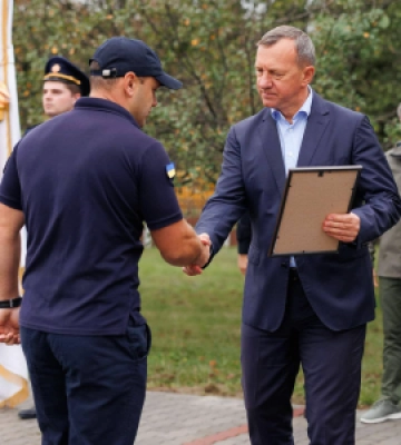 В Ужгороді привітали співробітників оперативно-рятувальної служби Закарпатської області