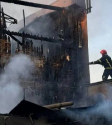 У Львові горіло приміщення кінотеатру «Дзвін» (ФОТО)