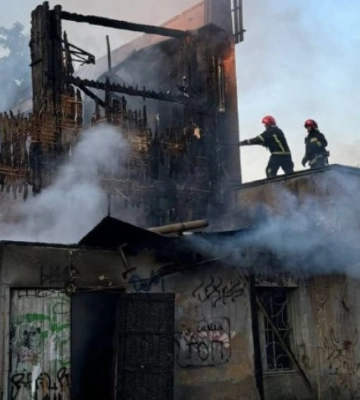 У Львові згорів кінотеатр «Дзвін»