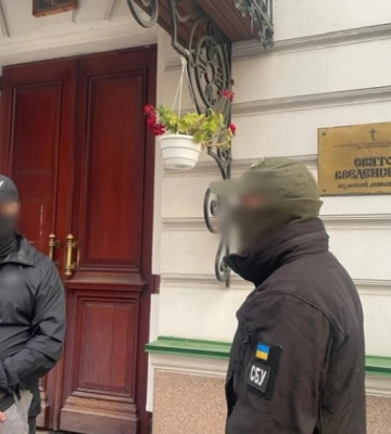СБУ проводить обшук у Свято-Введенському чоловічому монастирі УПЦ МП