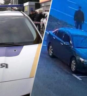 На АЗС в Києві застрелили чоловіка: в поліції показали відео затримання підозрюваного у вбивстві