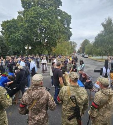 Полтавська громада провела в останню дорогу загиблих Героїв