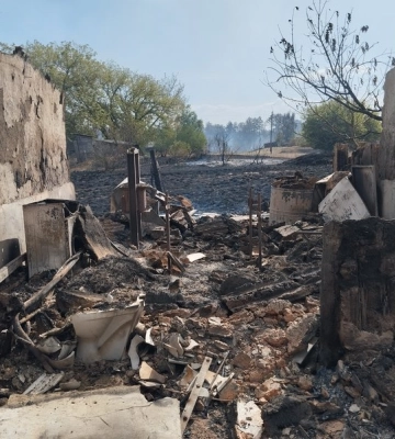 Працівники Укрзалізниці допомагають гасити лісові пожежі у трьох областях, зокрема, на Полтавщині
