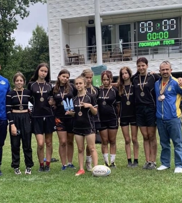 Юні закарпатські регбістки стали призерками чемпіонату України