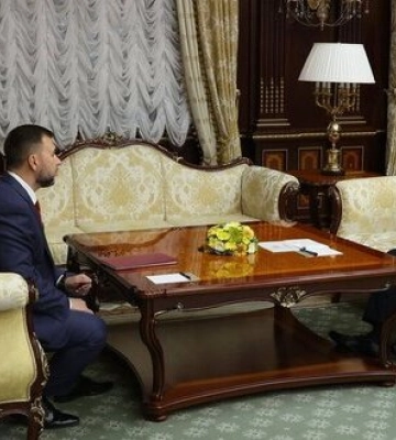 Лукашенко зустрівся з ватажком &quot;ДНР&quot; Пушиліним і заявив, що співпраця з терорганізацією не порушує міжнародні норми