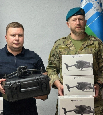 Чергову велику партію дронів передали з Рівного Силам оборони