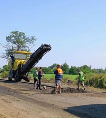 На Одещині ремонтують аварійну дорогу