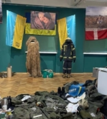 На виставці про події російсько-української війни у Волинському краєзнавчому музеї – нові експонати