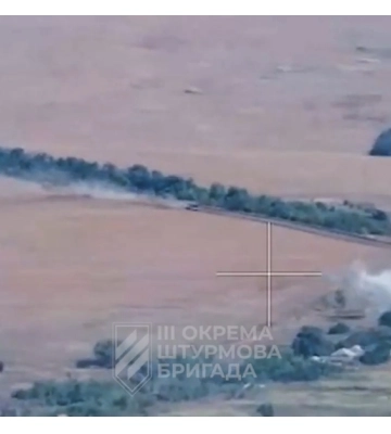 Бійці 3 ОШБр розбили колону техніки російських загарбників на Харківщині. ВIДЕО