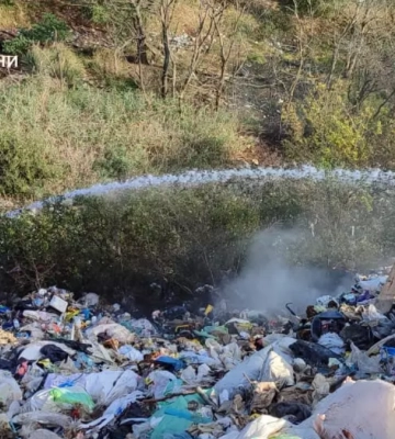 В Ямницькій ТГ горів полігон твердих побутових відходів