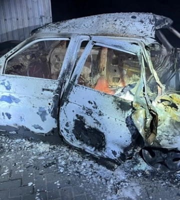 В Никополе россияне ударили дроном по гражданскому авто: две жертвы