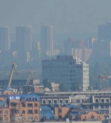 У Києві зранку утримується високий рівень забрудненості повітря