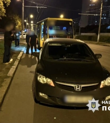 У Одесі їжачок вийшов на дорогу і спровокував ДТП