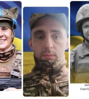 На Рівненщині трьох військових провели в останню дорогу