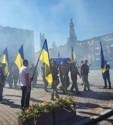 Ковельчани попрощалися з Героєм-прикордонником Сергієм Салінським 