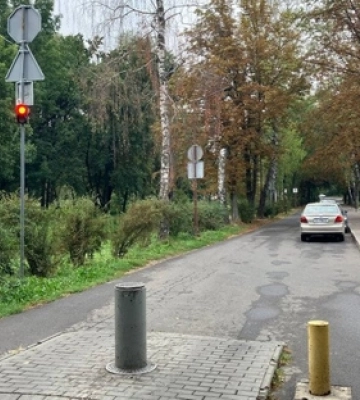 На в'їзді до центрального парку у Луцьку поставили світлофор 
