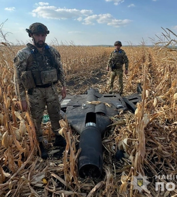 Сапери поліції Сумщини  знешкодили ворожий «Шахед»