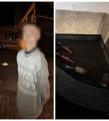 У Рівному чоловік розбив вікно магазину і вкрав три пляшки алкоголю