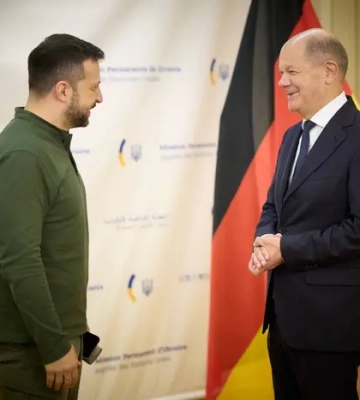 Зеленський обговорив із Шольцом підготовку до другого Саміту миру