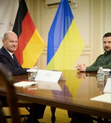 Зеленський у Нью-Йорку зустрівся із Шольцом