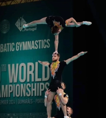 Спортсмени з Львівщини - переможці та призери чемпіонату світу зі спортивної акробатики