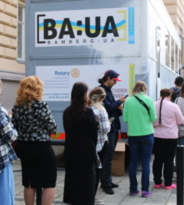 Біля ЛНУ ім. І. Франка вдруге відбулася донація крові у бладмобілі