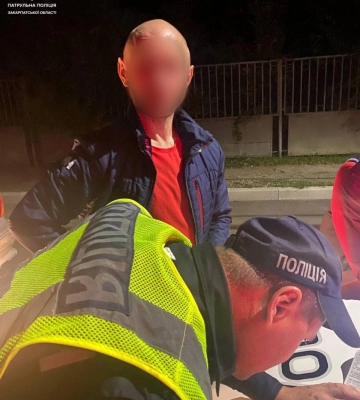 Закарпатські патрульні притягнули до відповідальності нетверезого водія, позбавленого права керування
