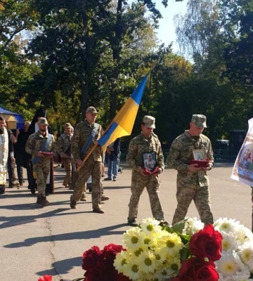 У Кропивницькому провели в останню путь захисника України Віталія Гузя (ФОТОФАКТ)