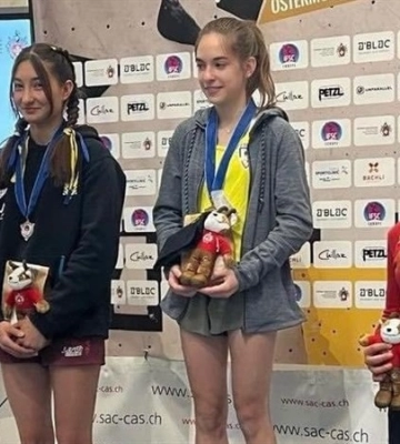 Дніпрянка Рафаель Казбекова виборола срібло на Кубку Європи зі скелелазіння