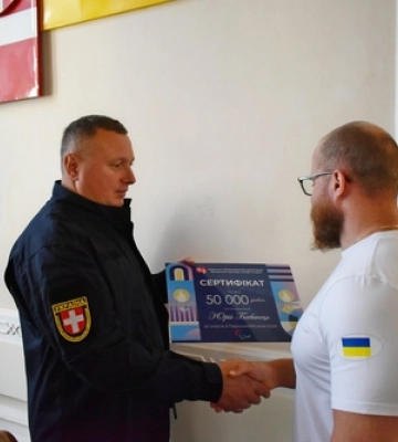 Юрій Погуляйко нагородив волинських паралімпійців 