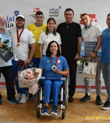 Гордість Волині: учасники Паралімпіади зустрілися з керівництвом області. Фото