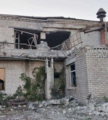 Росіяни обстріляли будівлю дитсадка на Херсонщині