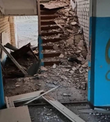 Російські військові КАБами зруйнували школу на Херсонщині